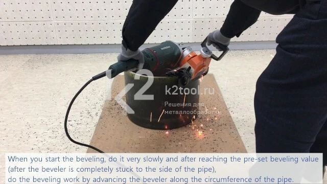 Презентация машины для снятия фаски CM2100