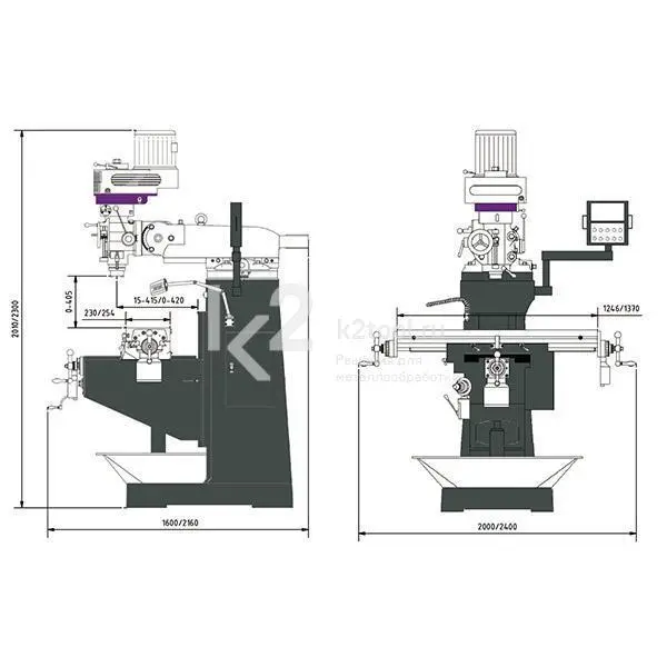 Фрезерный станок Optimum OPTImill MF 4-B 