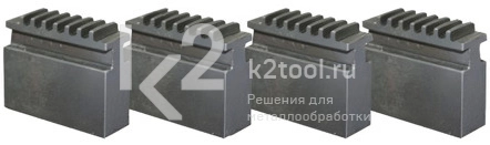 Комплект сырых кулачков для четырёхкулачкового токарного патрона Camlock Ø 315 мм