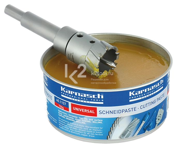 Способ нанесения пасты для резания Karnasch Cutting Paste