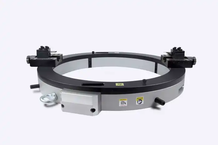 Разъёмный труборез и фаскосниматель TVS-426, вид сбоку