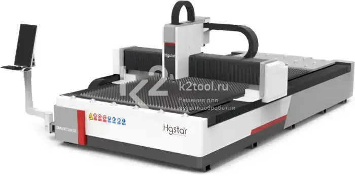 Лазерный станок HGTECH SMART3015E 2 кВт для резки листов металла