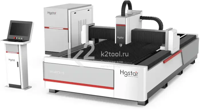 Базовый лазерный станок HGTECH серии SMART для резки листов металла